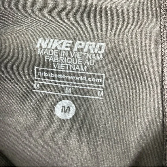 Nike Pro Compression Running Shorts Black Nike Pro Shorts Women’s Medium - Picture 2 of 5
